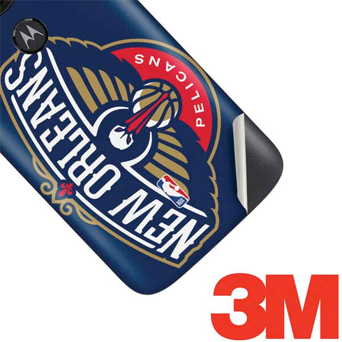 NBA New Orleans Pelicans Large Logo Moto E5 Play Skin